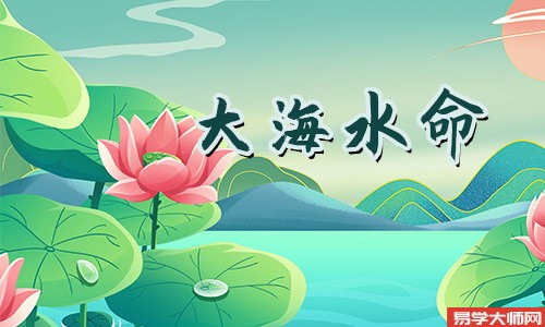 大海水命的人一生的运势,事业有所成就!