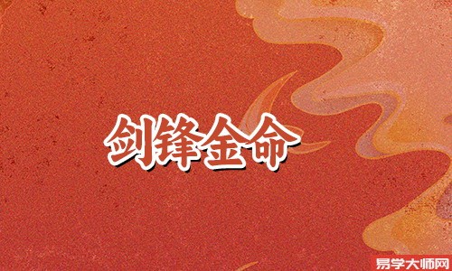 剑锋金命人蕞适合做什么工作?