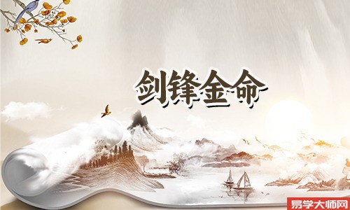西南方和西北方都是适合剑锋金命的人