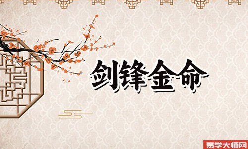 剑锋金命有什么禁忌?