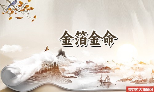 金箔金命命中带食伤吗?