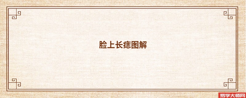 脸上长痣图解