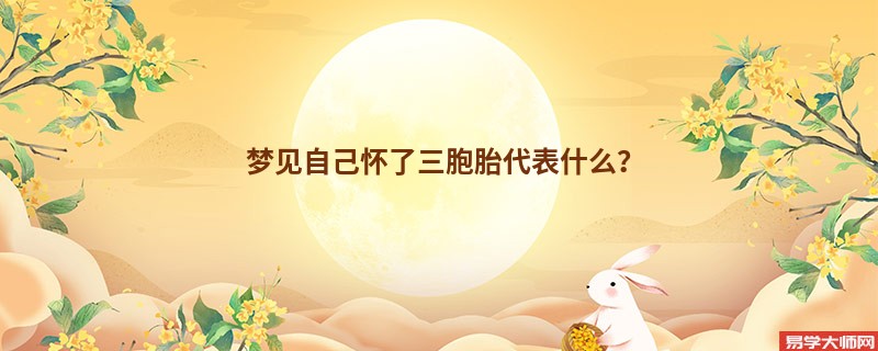 梦见自己怀了三胞胎代表什么？