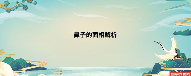鼻子的面相解析