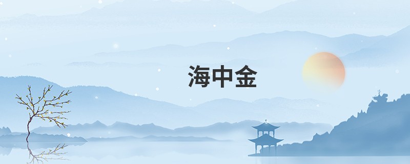 海中金