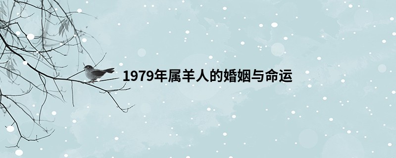 1979年属羊人的婚姻与命运