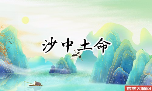 沙中土命是正官格吗?