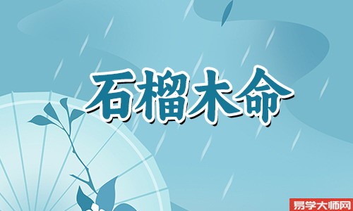 1981属鸡的五行缺什么,石榴木命和什么相生相克